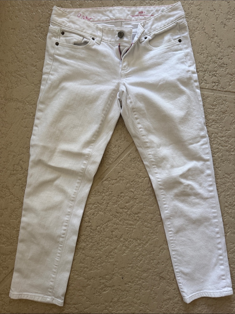 Lilly Pulitzer White Skinny Jeans
